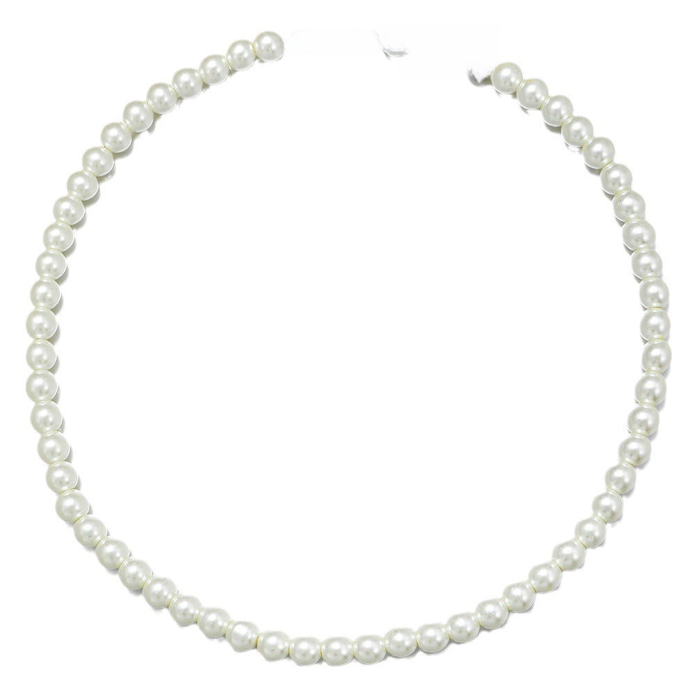 Wholesale Single Layer Men's Pearl Necklace