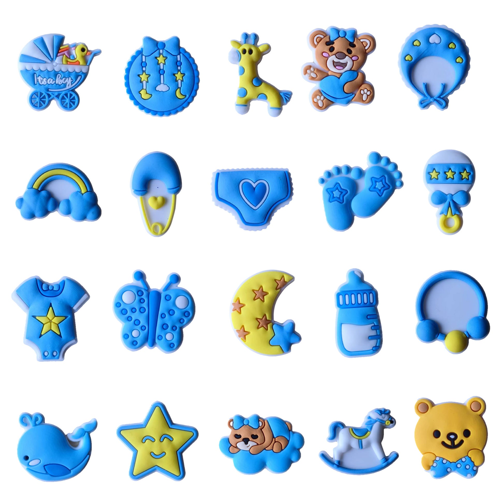 Wholesale 20pcs PVC Cave Shoes Accessories