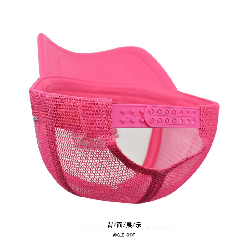 Wholesale  Letter Embroidered Cap Sunscreen Trucker Cap Baseball Cap