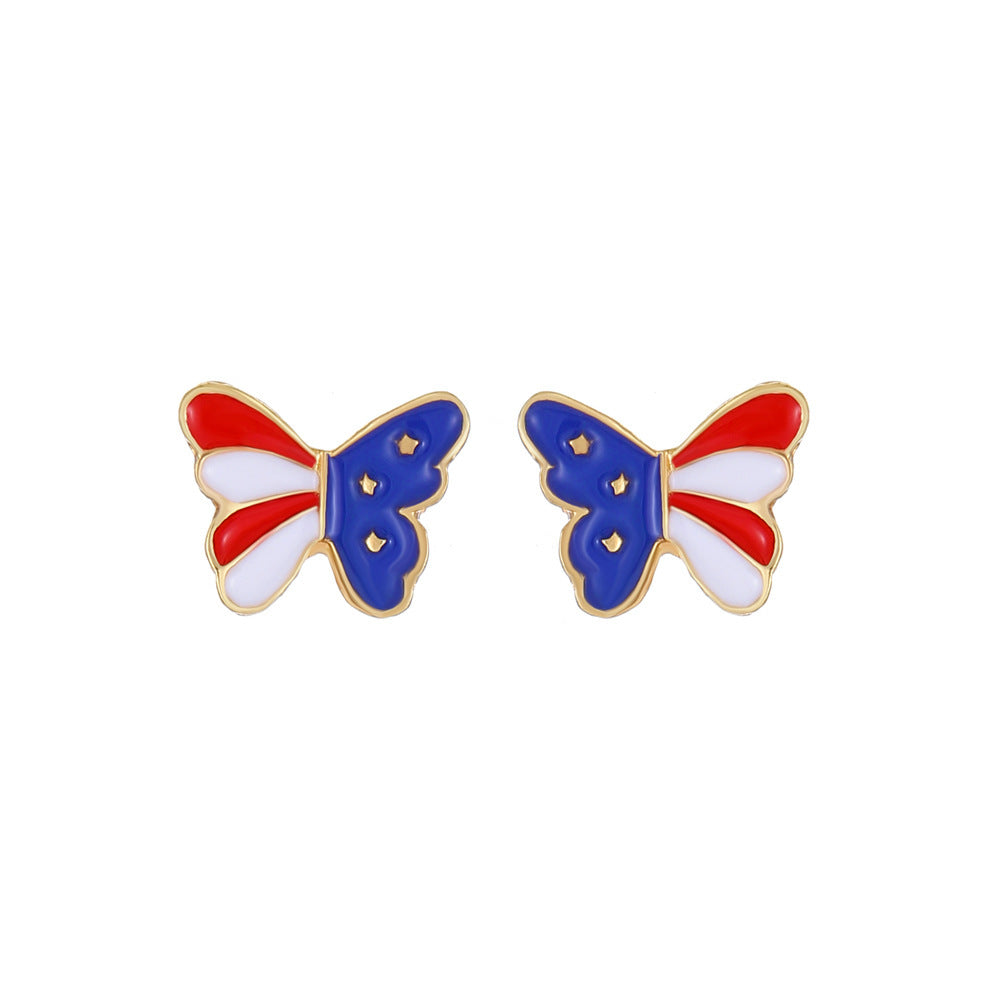 Wholesale American Independence Day Series Earrings