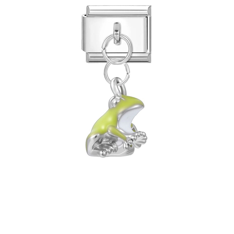 Wholesale 9mm Italian Charm Starter Bracelets DIY Ocean Animal Series Pendants Stainless Steel Composable Bracelet