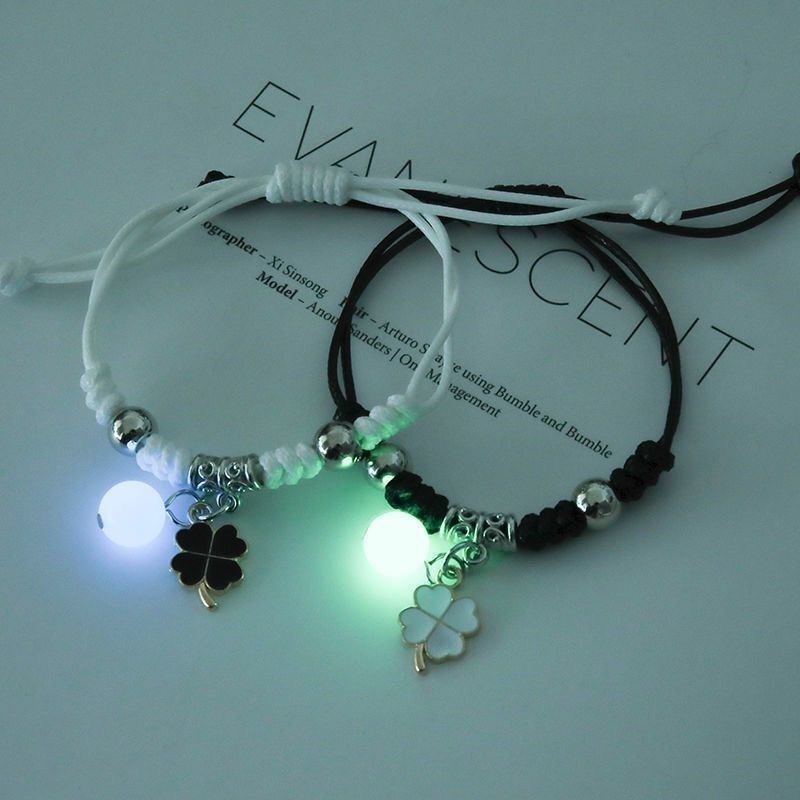 Wholesale Alloy Electroplated Resin Luminous Star Bracelet Glow In The Dark Trendy Everyday Fashion Accessory For Women And Teens
