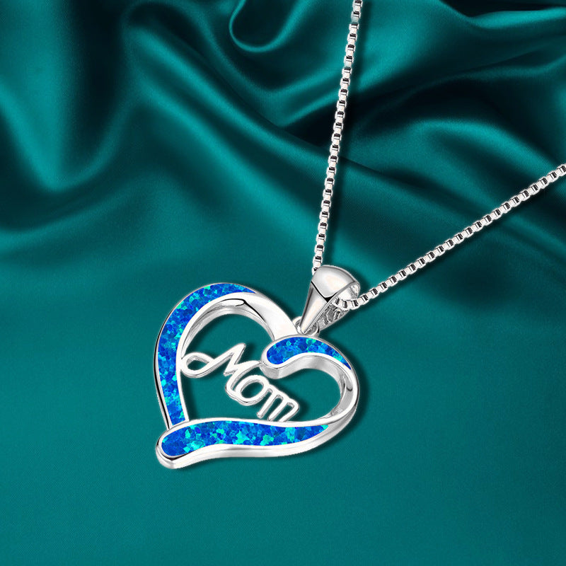 Wholesale Heart-Shaped Initial Pendant Necklace — Mother' s Day Jewelry Gift