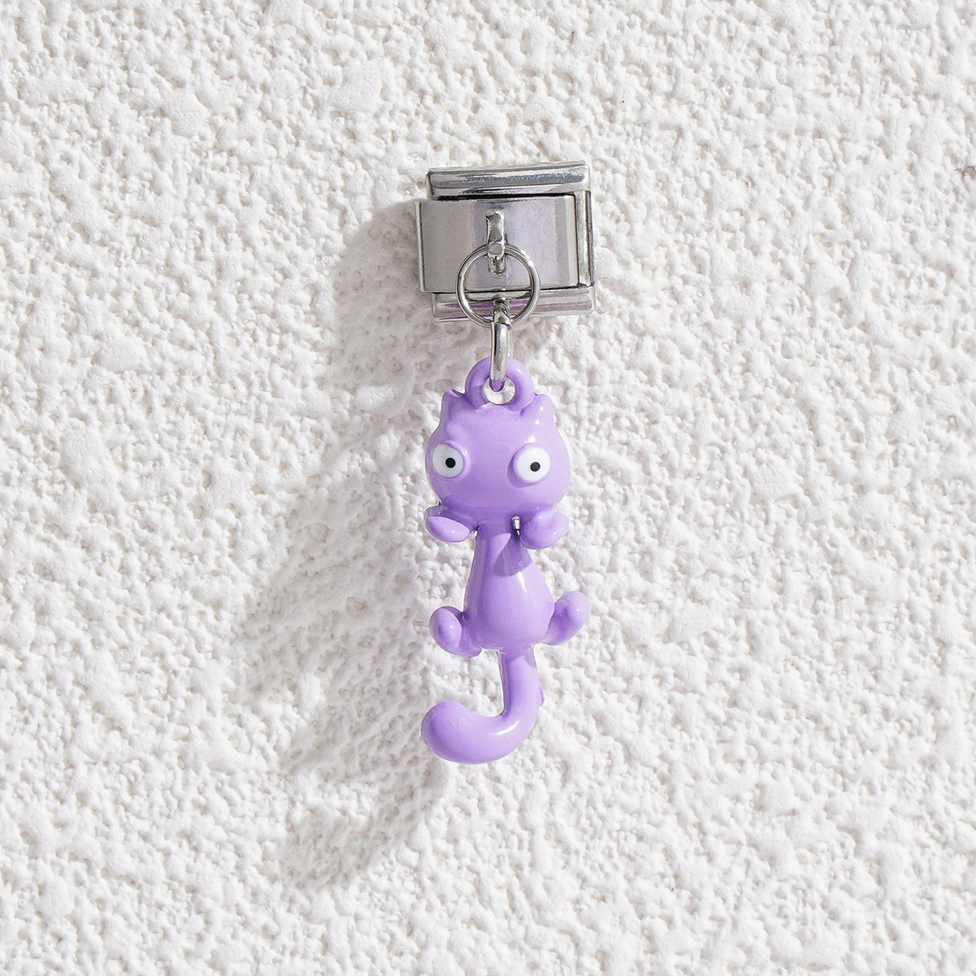 Wholesale Italian Charm Bracelet 9mm DIY Splicing Cute Rabbit Stainless Steel Composable Bracelet