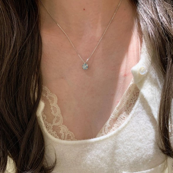 Wholesale  sugar cube diamond necklace