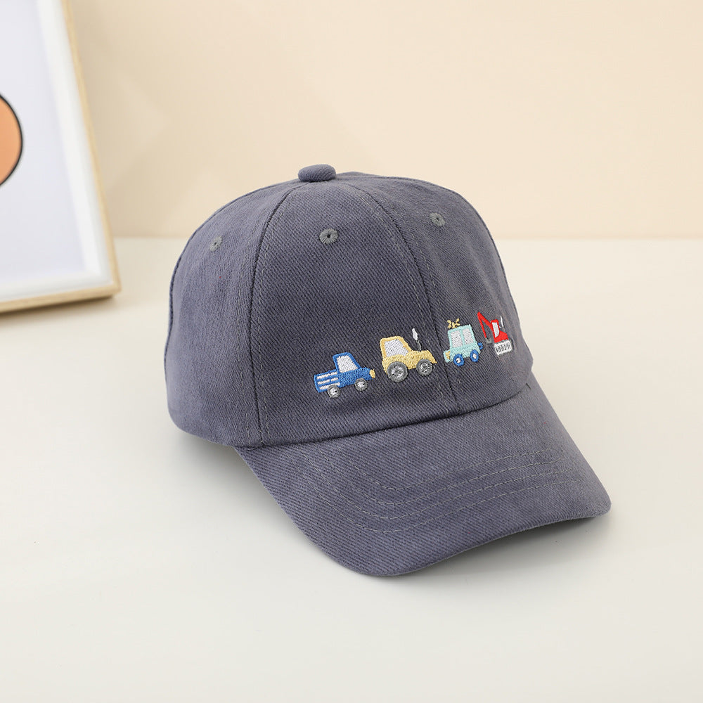 Wholesale Cartoon Children's Hats Brushed Cloth Baseball Cap Sun Hat Kids Hat ACC-KH-WoBang001