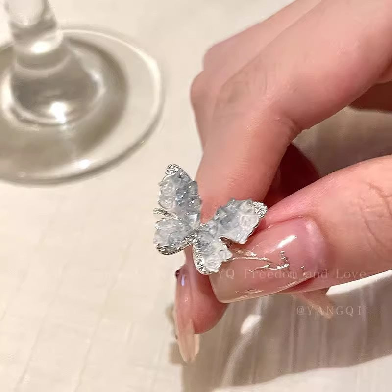 Wholesale  Blue Butterfly Open Ring