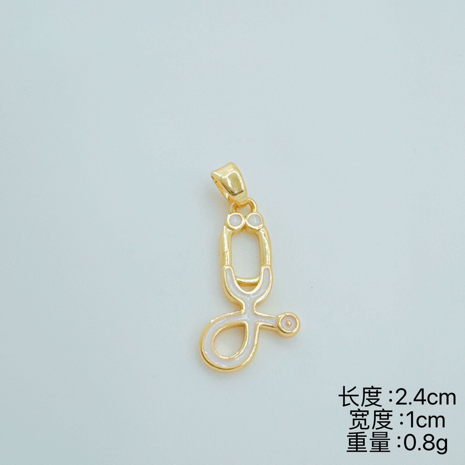 Wholesale Medical Stethoscope Necklace Pendant,  Chic Fashion Accessory for Nurse Gift Boutique