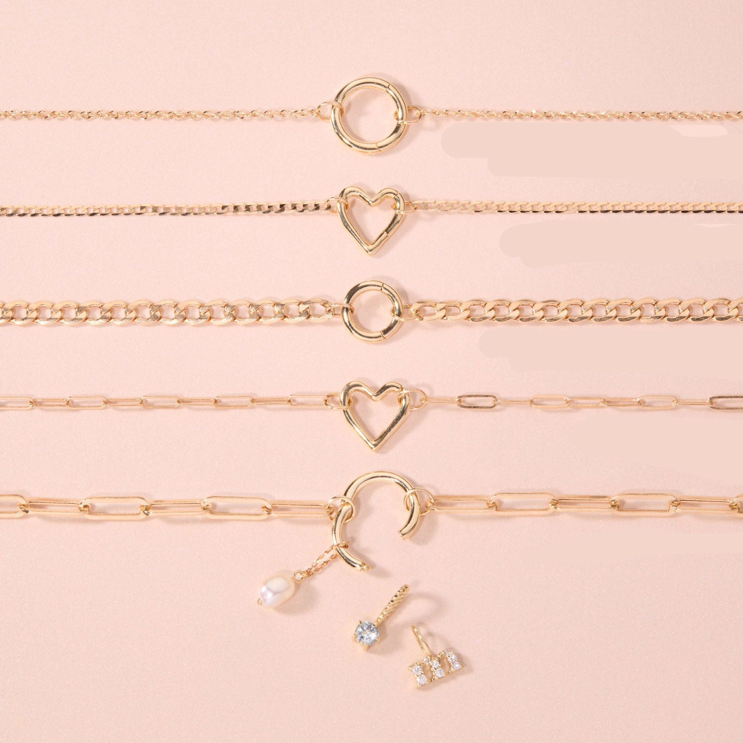 Wholesale  Colorful Birthday Twelve Pendant Stone Bracelet