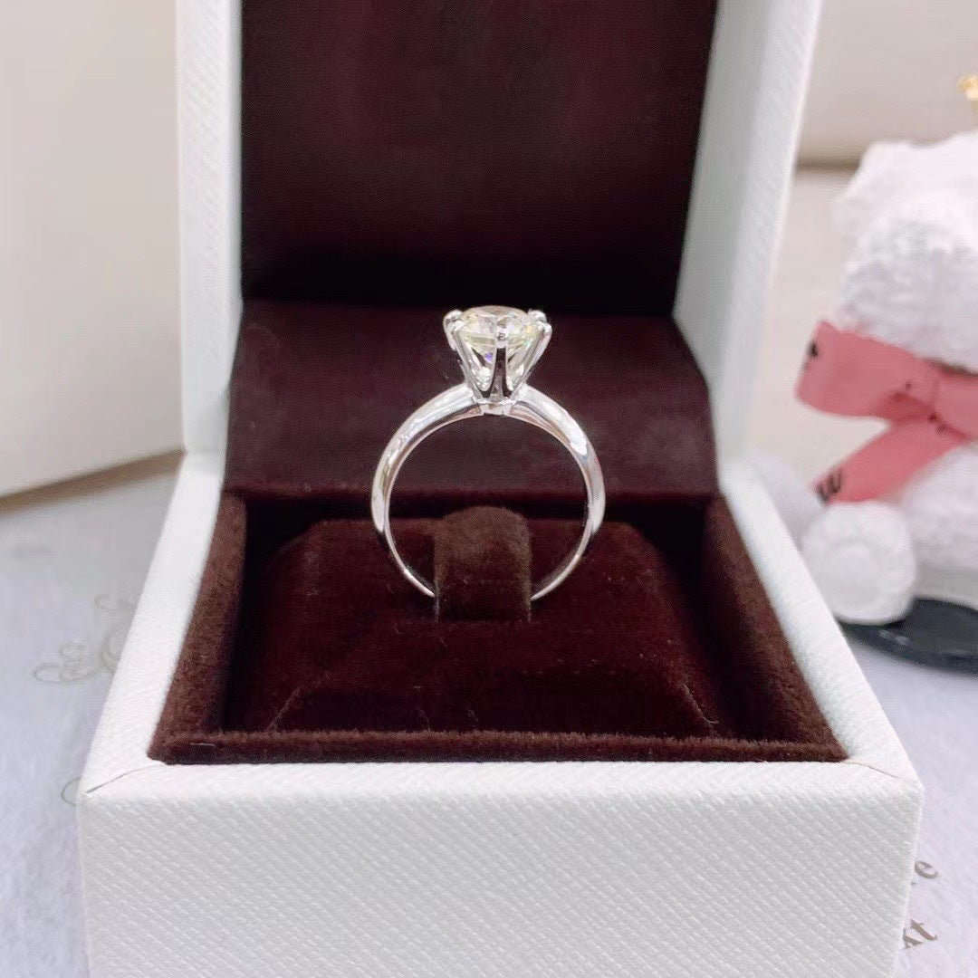 Wholesale Moissanite Silver Plated Rings ACC-RS-Youxi001