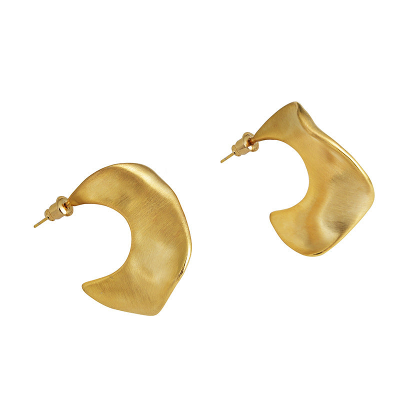 Wholesale  Exaggerated Twisted Irregular Drawing Geometric Earrings