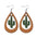 Wholesale Bohemian Hollow Cactus Earrings