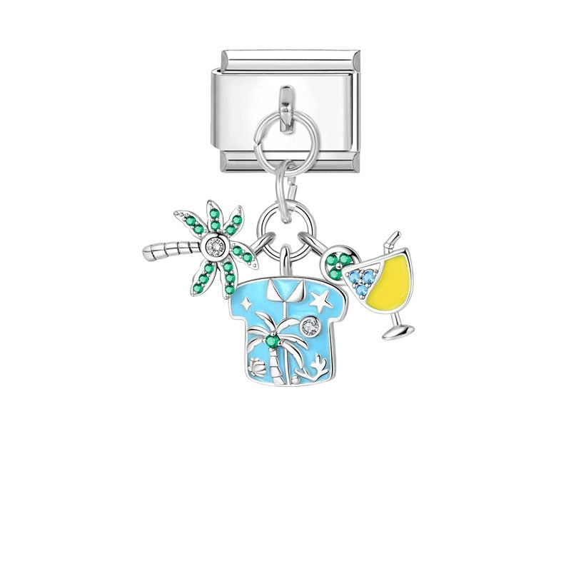 Wholesale Ocean Cartoon Modular Bracelet DIY Jewelry Accessory Gift for Boutique Resale