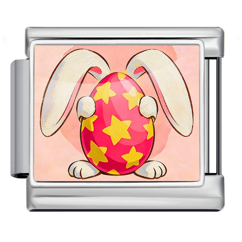 Wholesale Easter Egg Design Stainless Steel Bracelet,  Fashion Accessory for Boutique Resale