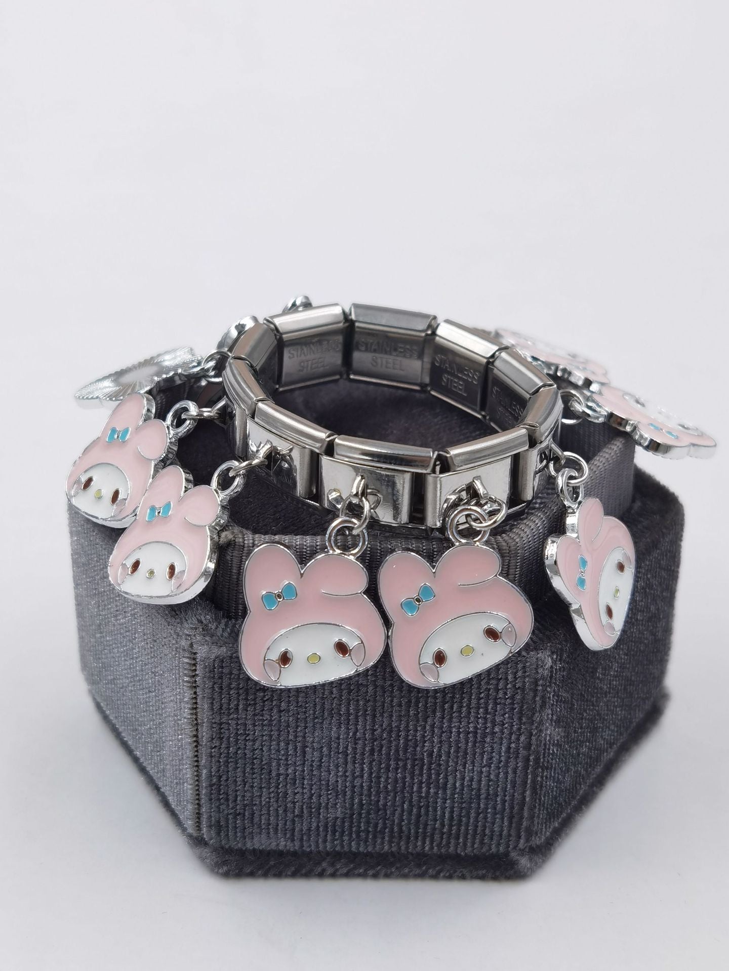 Wholesale Italian Charm Bracelet Charm Module Stainless Steel Bracelet 9mm DIY Pattern Free Stitching Detachable Composable Bracelet ACC-BT-XY001