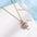 Wholesale  copper gold-plated zircon marine turtle titanium steel necklace