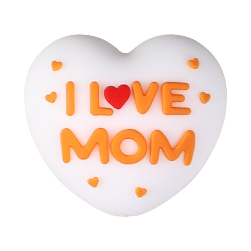 Wholesale 20pcs Mother' s Day Focal Beads DIY Bead Accessories