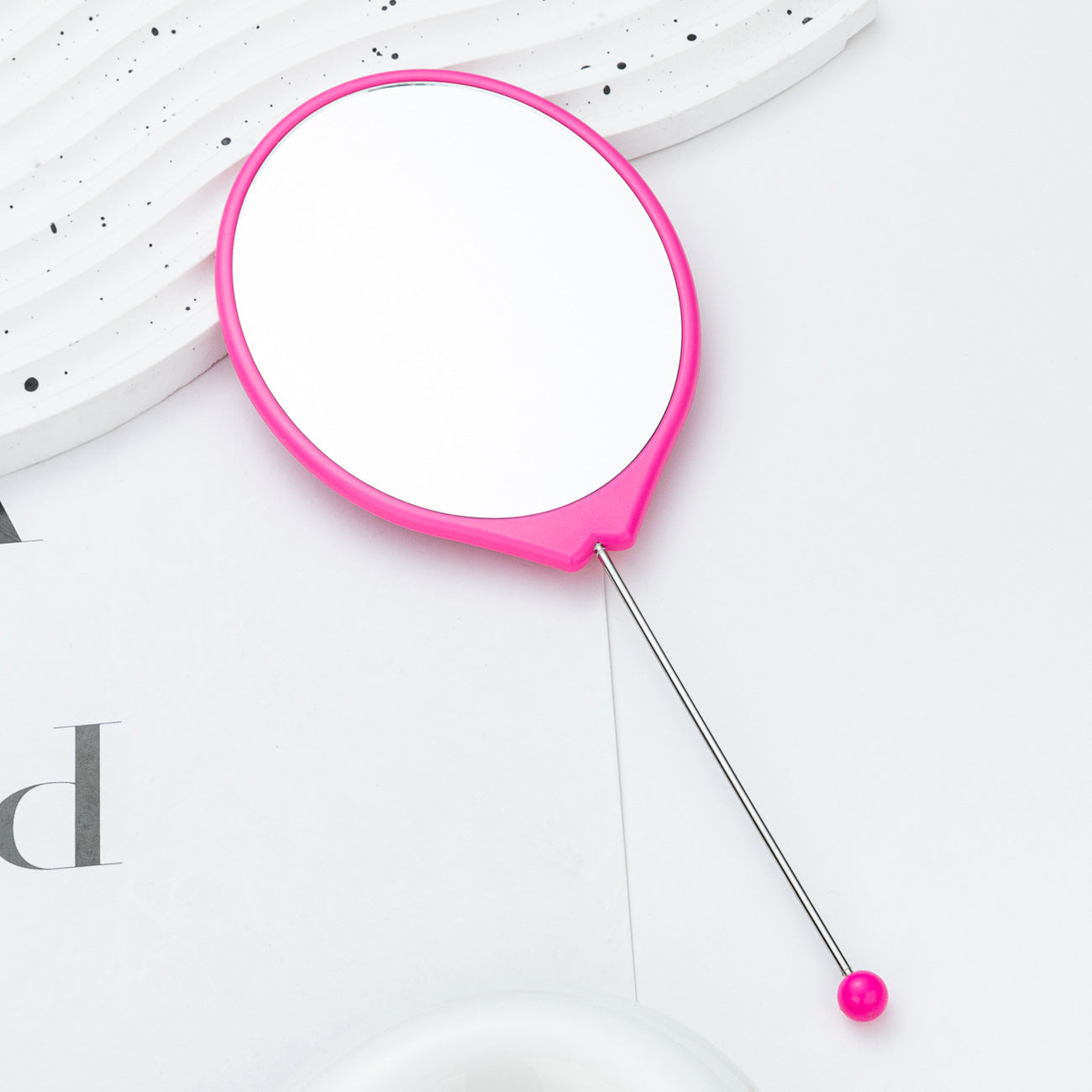 Wholesale DIY Beadable Handheld Makeup Mirror