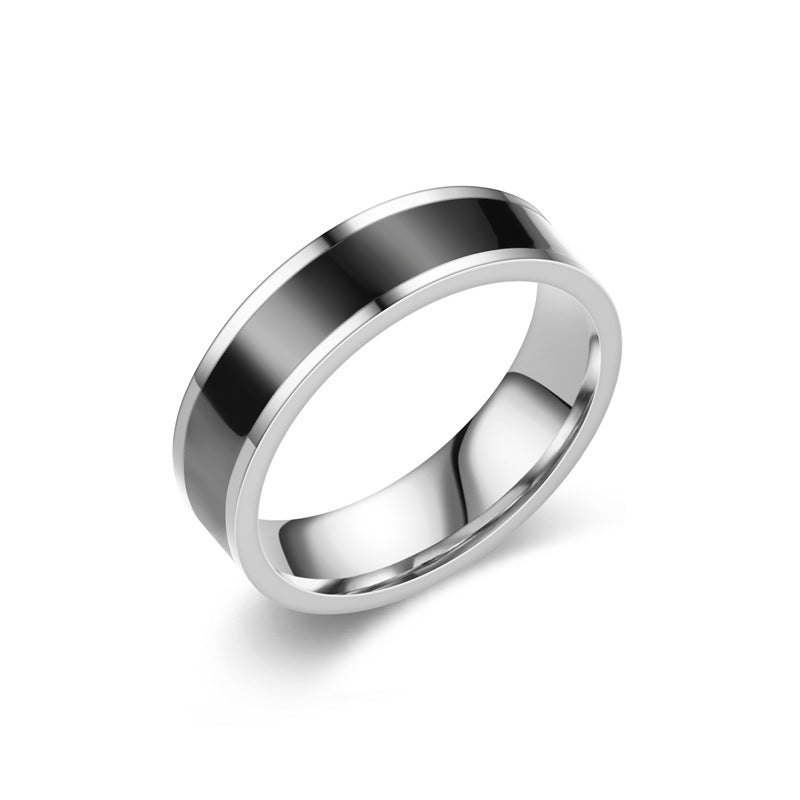 Wholesale Oil-Drip Titanium Steel Ring