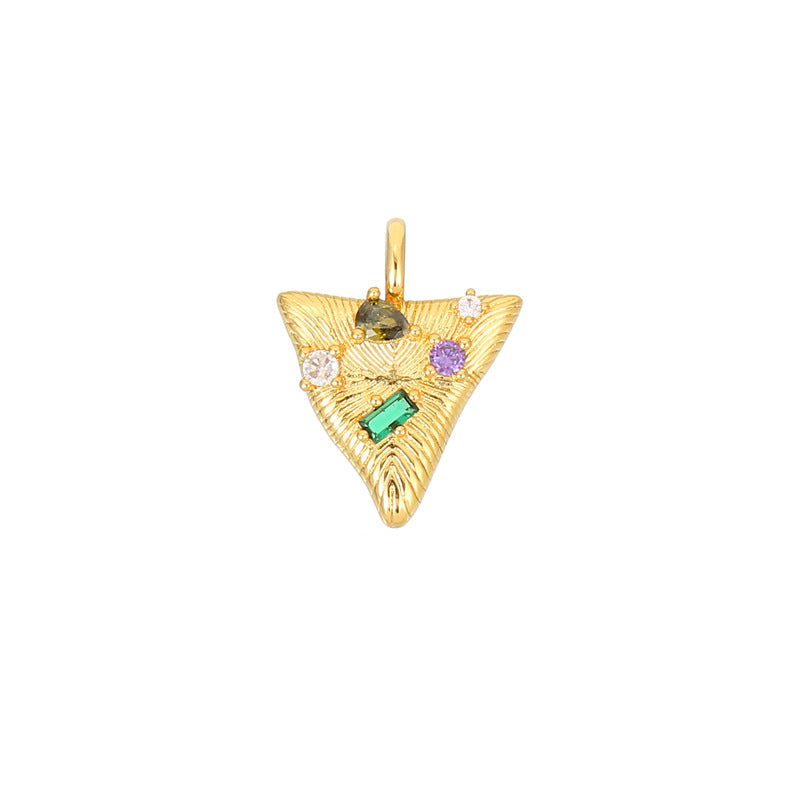 Wholesale Simple Gold Plated Pendant DIY Jewelry Making Fashion Accessory Gift