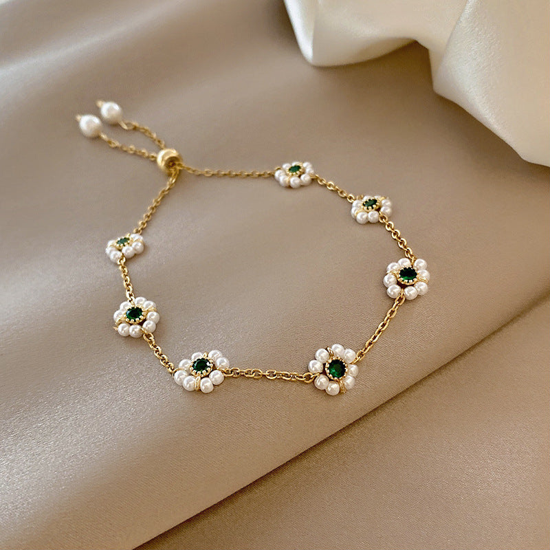 Wholesale  Light Luxury Simple Pearl Bracelet