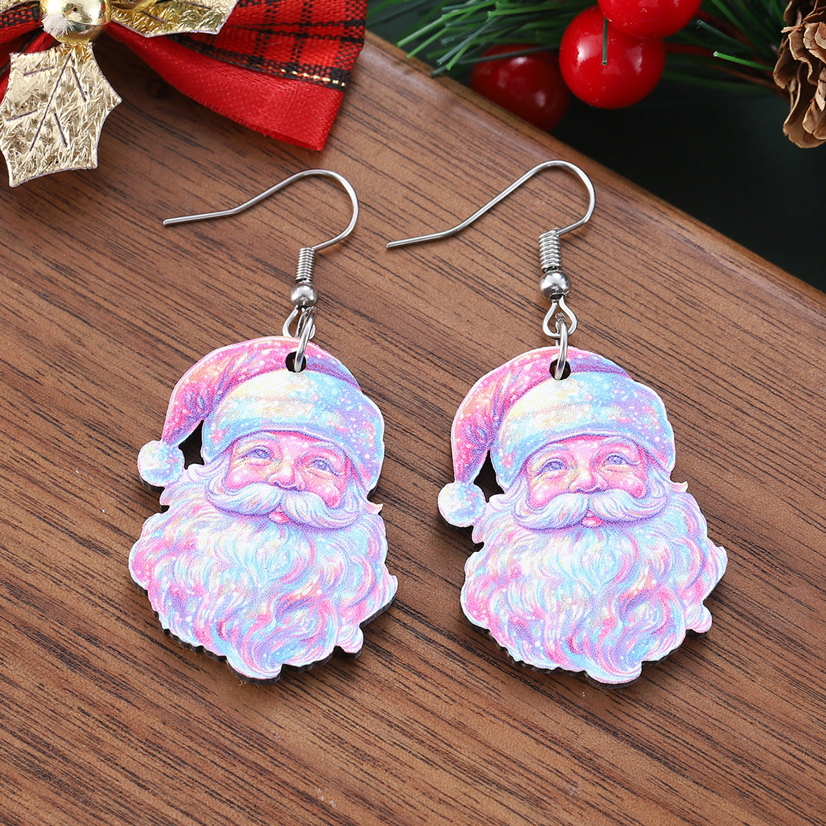 Wholesale Christmas Y2K  colorful pendant earrings