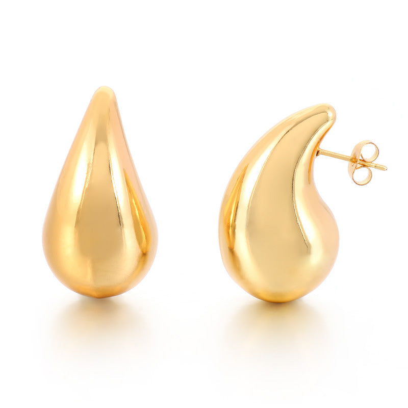Wholesale Water Drop Earrings Stainless Steel Earrings Hollow Earrings ACC-ES-KaLun003