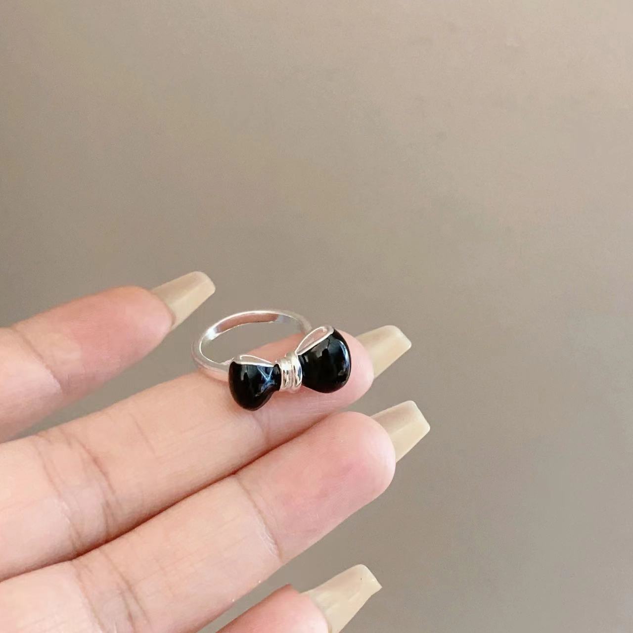 Wholesale  light green Butterfly Shining Opening Ring