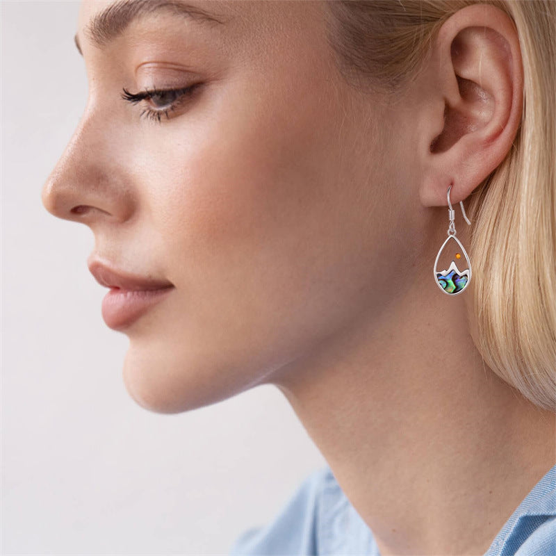 Wholesale Simple Hill Mustard Seed Stainless Steel Earrings ACC-ES-MS006