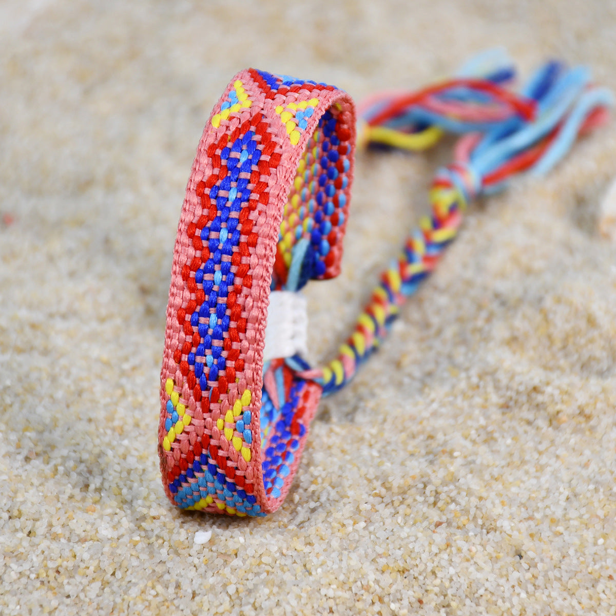 Wholesale Colorful Tassel Lucky Handmade Woven Bracelet Miyuki ACC-BT-Youf002