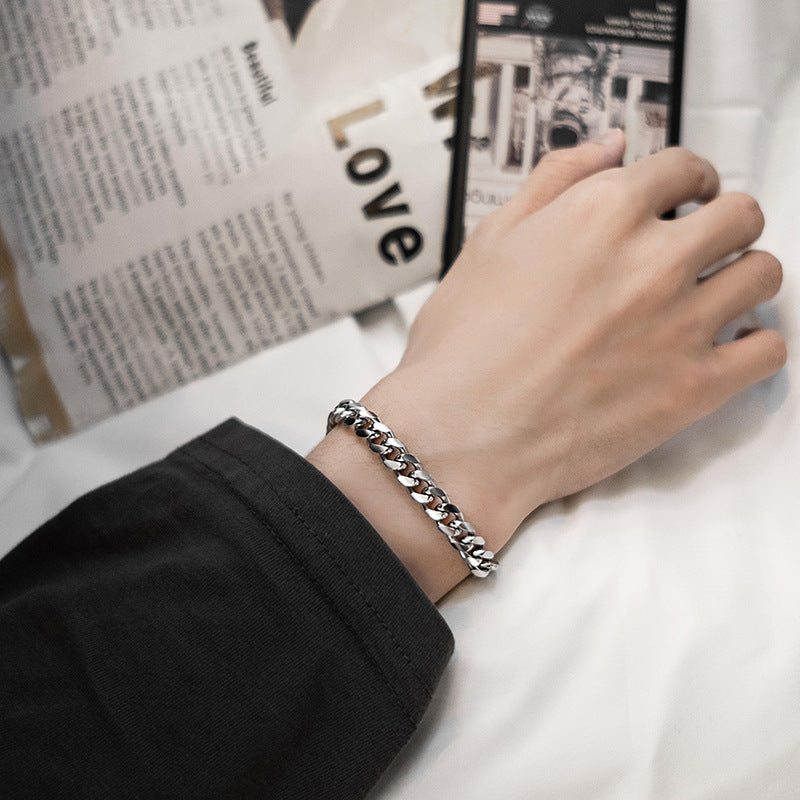 Wholesale Titanium Steel Buckle Cuban Bracelet ACC-BT-Meihun001