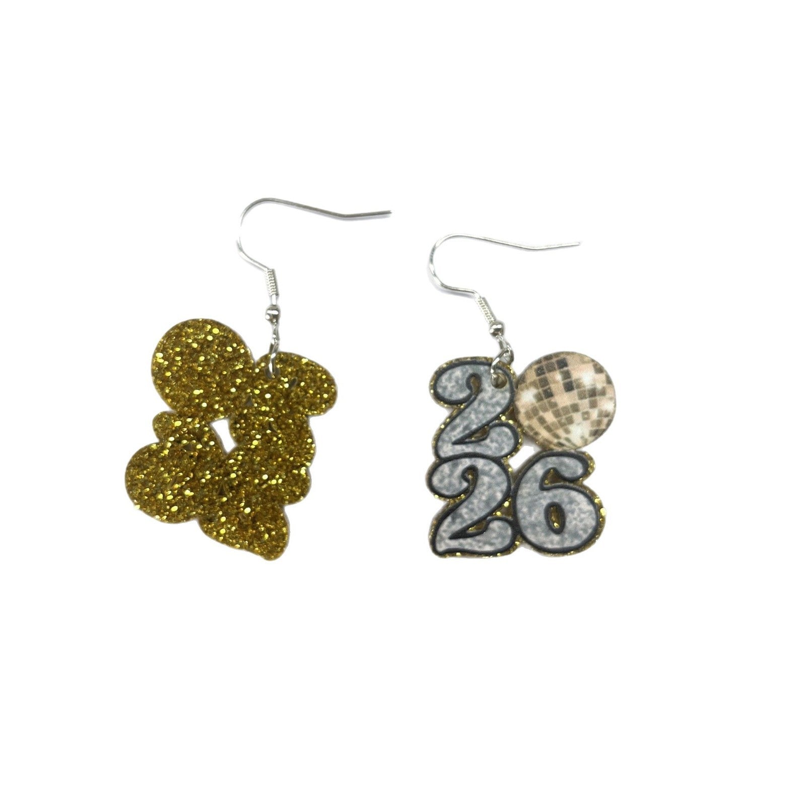 Wholesale Number Acrylic Earrings