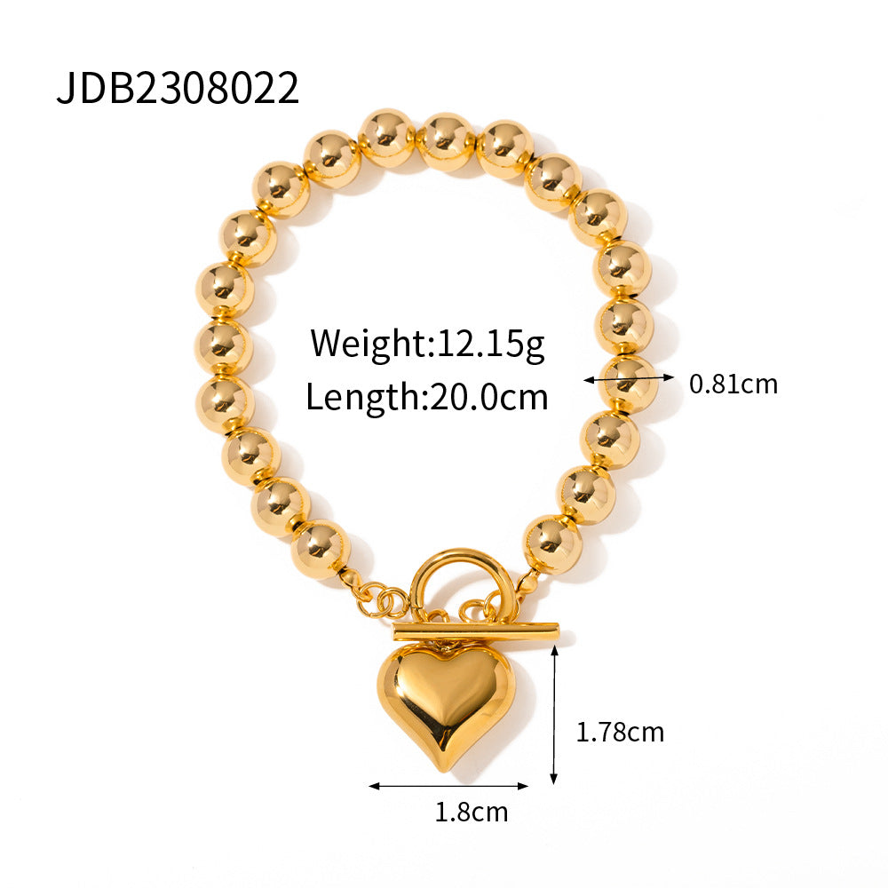 Wholesale Heart Series Vintage Love Necklace Stainless Steel ACC-NE-Wanx002