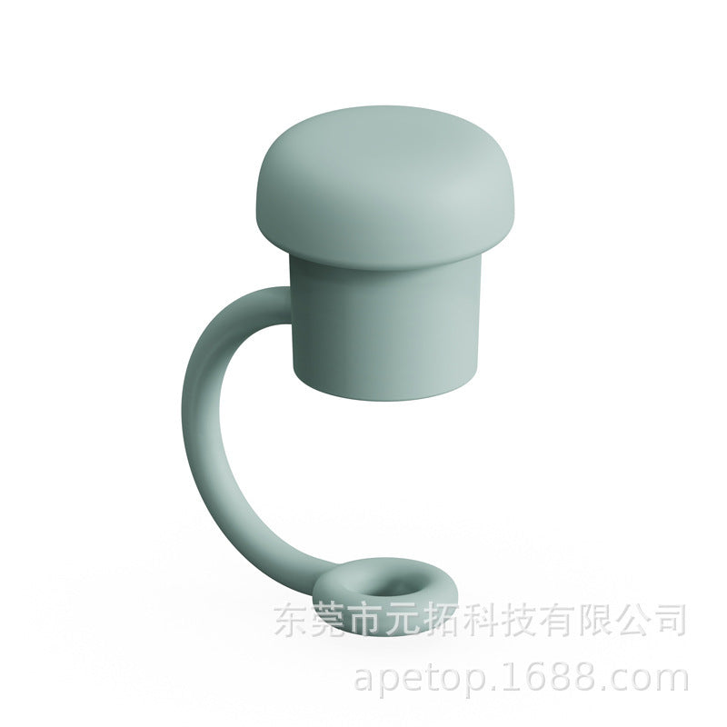 Wholesale Solid Color Straw Cover Soft Straw Tube Cap