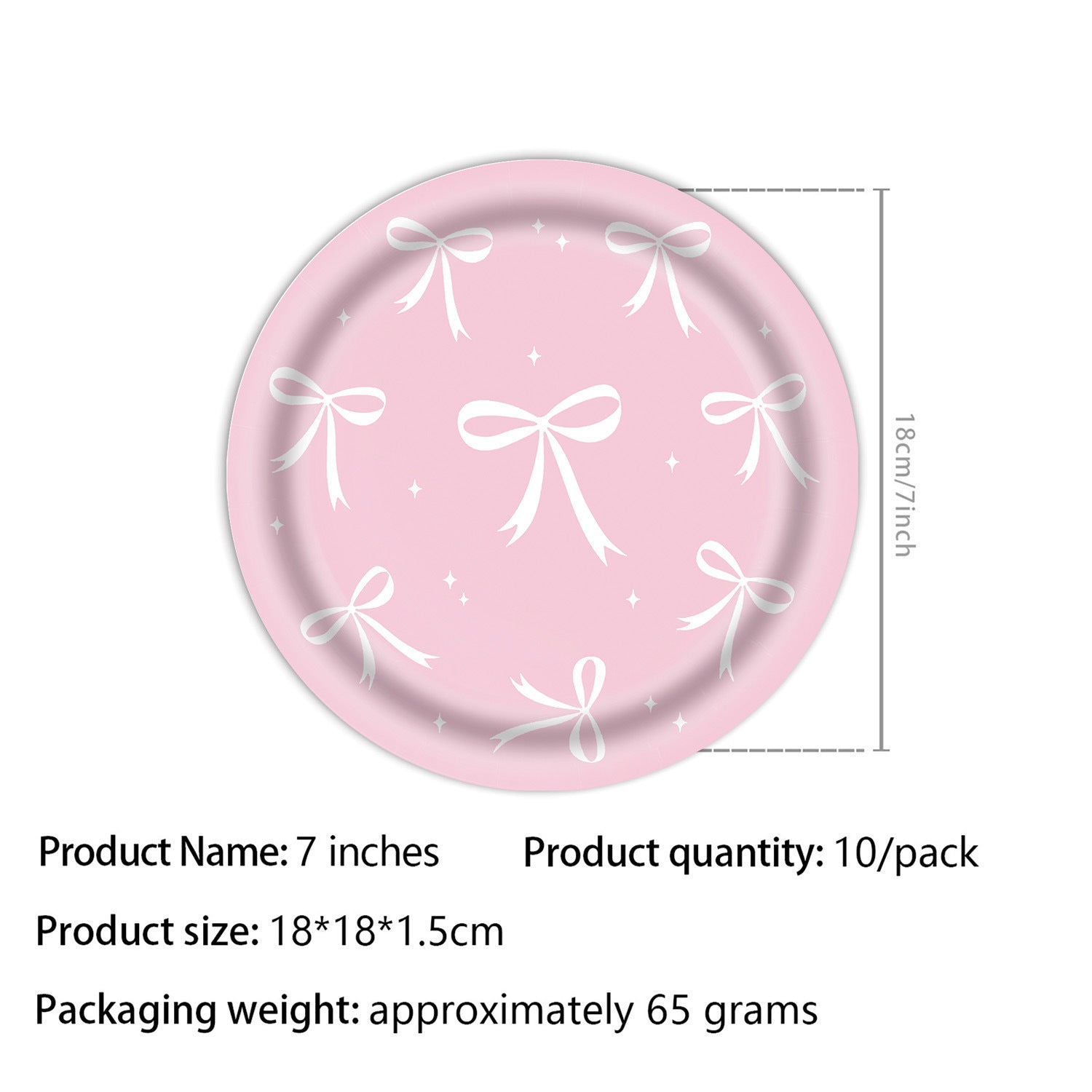 Wholesale Pink bow-themed decorations