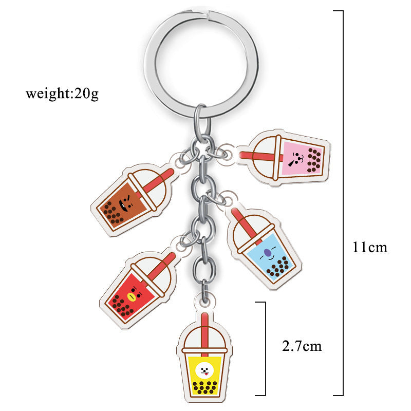 Wholesale Animation Peripherals Cartoon Cute Acrylic Keychain ...