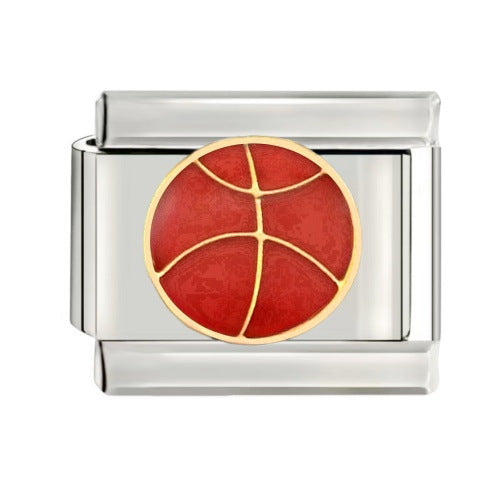 Wholesale 9mm Italian Charm Starter Bracelets DIY square Single Section Creative Stainless Steel Composable Bracelet