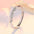 Wholesale Valentine's Day mobius s925 silver couple ring