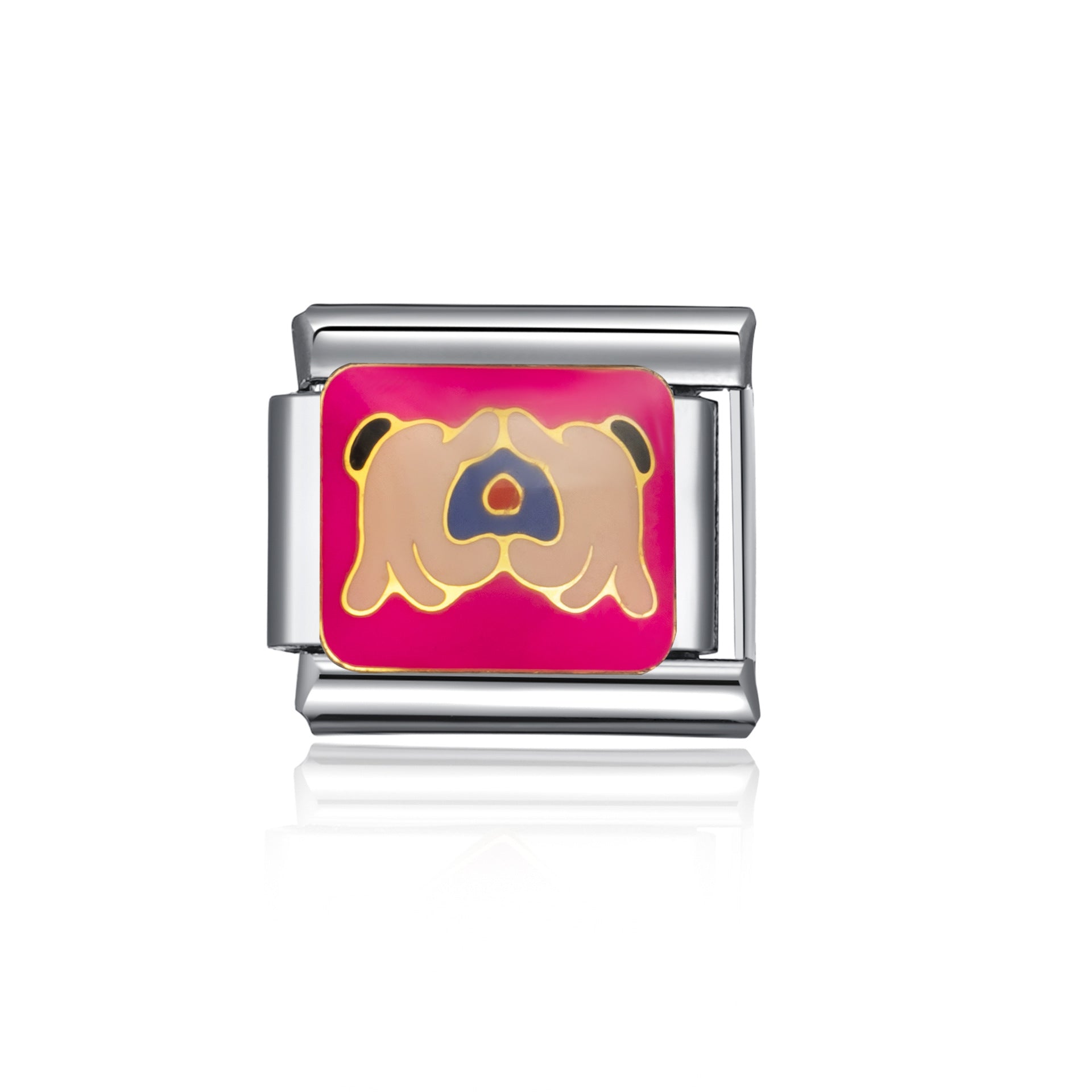 Wholesale Italian Charm Bracelet 9mm DIY Splicing Cute Creative Pendant Stainless Steel Composable Bracelet