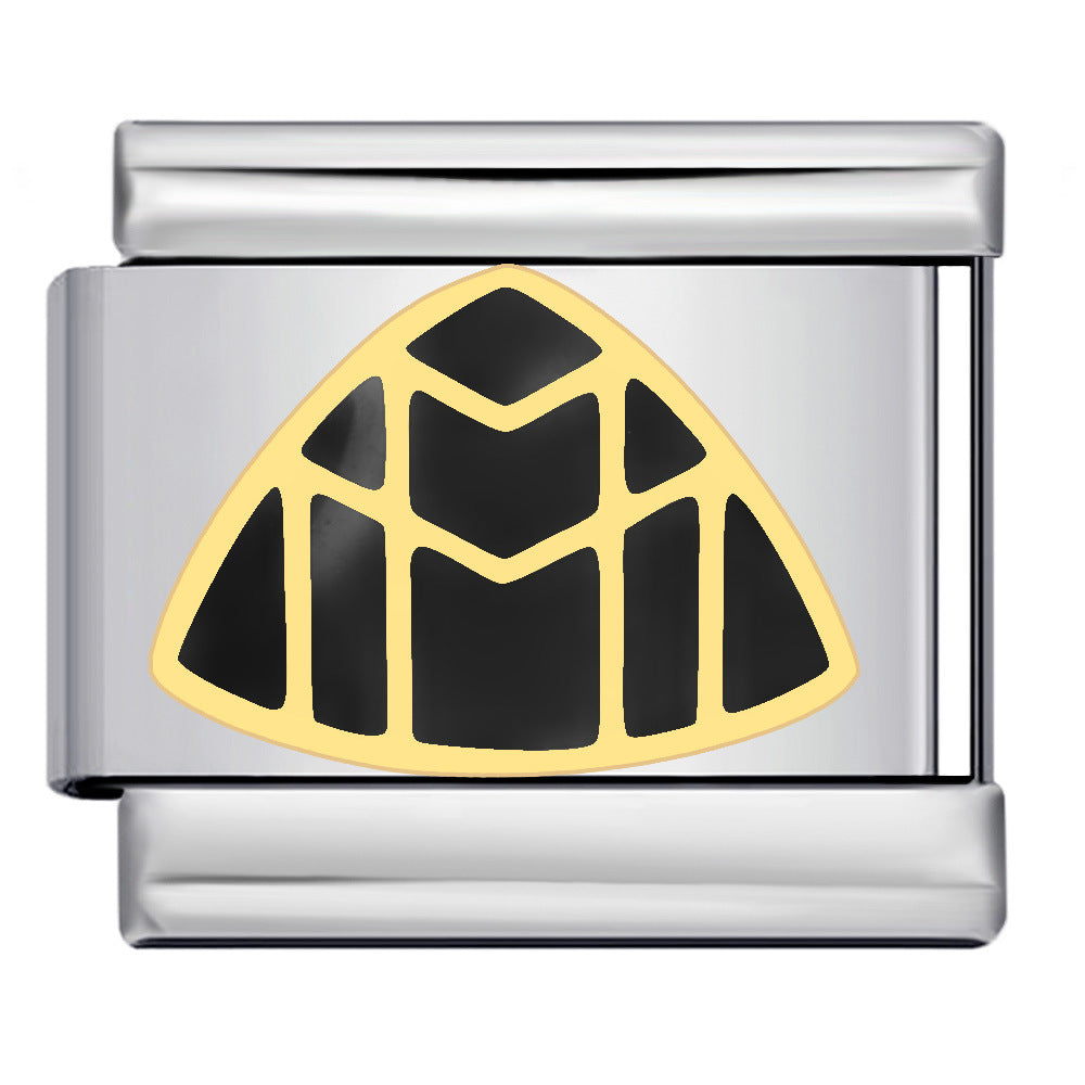 Wholesale Italian Charm Bracelet 9mm DIY Car Logo Series   Creative Stainless Steel Composable Bracelet