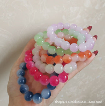 Wholesale Glass Crystal Bead Bracelet Fashion Accessory for Resale