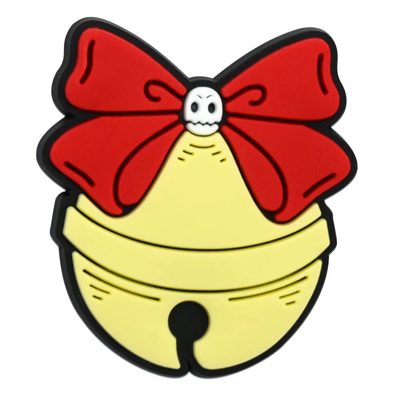 Wholesale  Random 100pcs Cartoon Christmas Nightmare Series PVC Soft Rubber Shoe Buckle Decoration