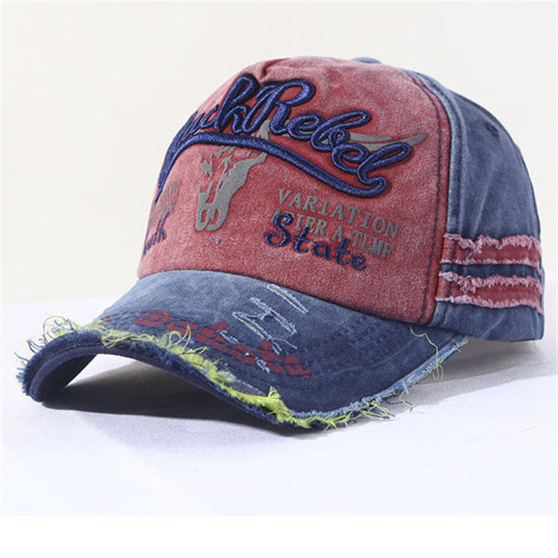 Wholesale Chic Embroidered Baseball Cap Black Casual Outdoor Sports Sun Hat For Men Women Fashion Accessory
