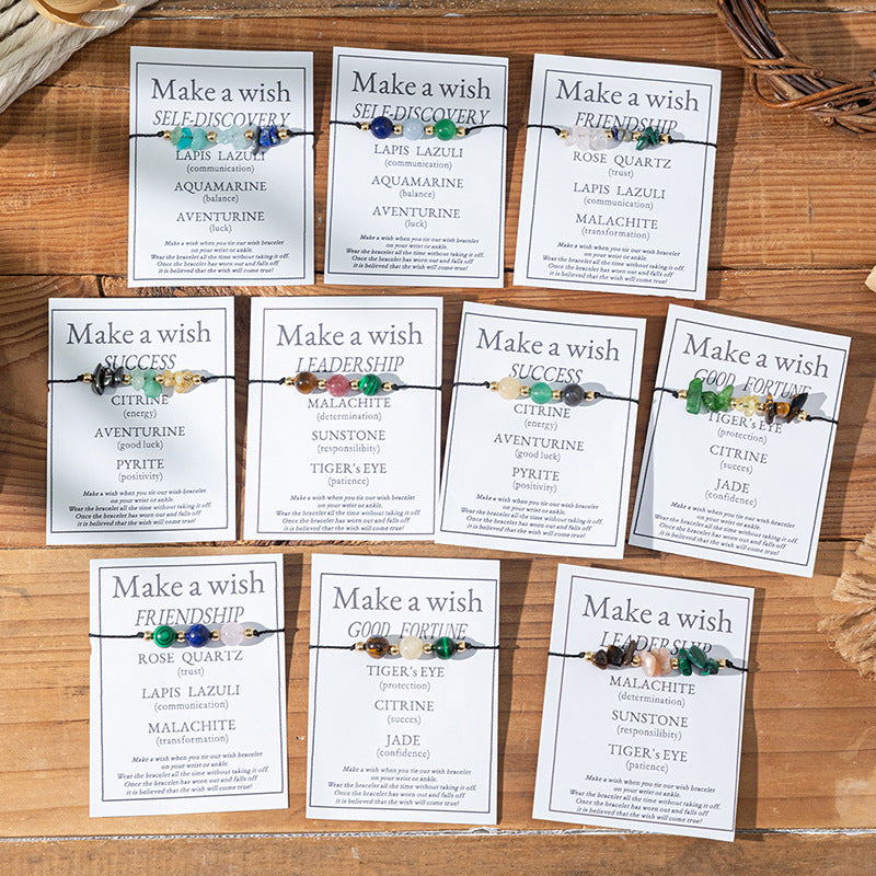 Bracciale di benedizione in pietra naturale all'ingrosso