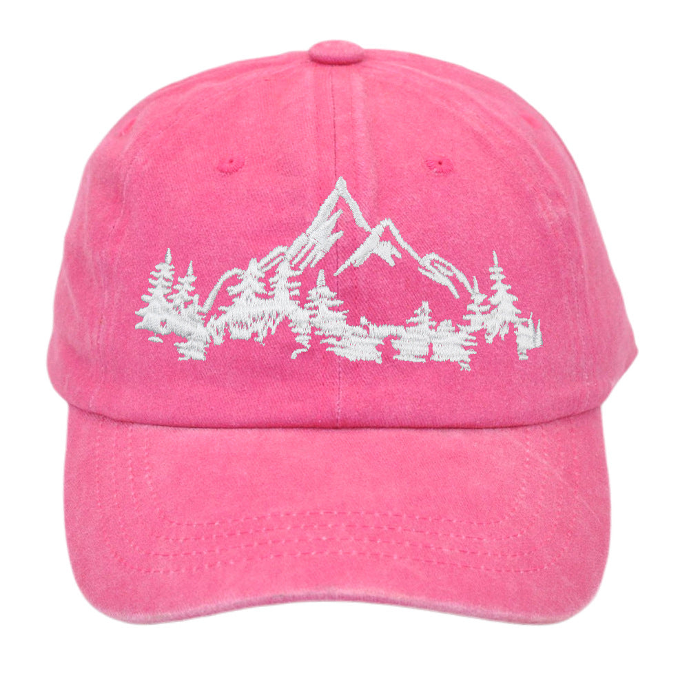 Wholesale Embroidered Mountain Forest Baseball Cap Peaked Cap ACC-HT-PeiNi002