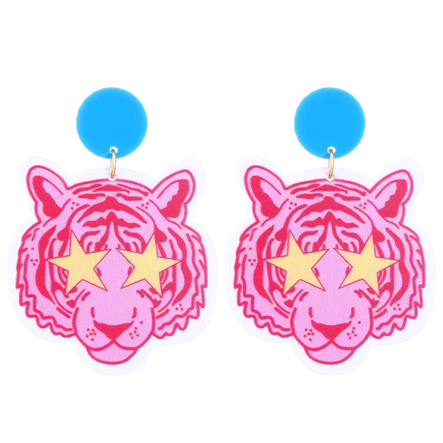 Wholesale  Ballet Dancing Cat Wood Earrings