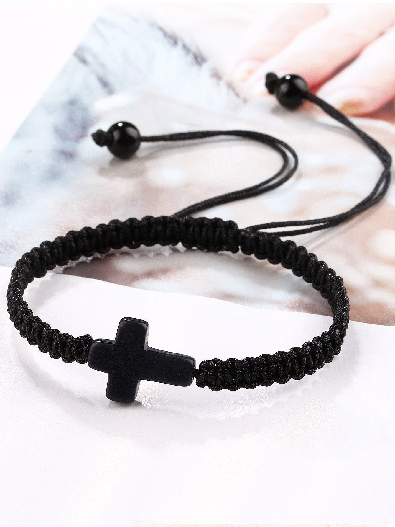 Wholesale Turquoise Cross Braided Bracelet