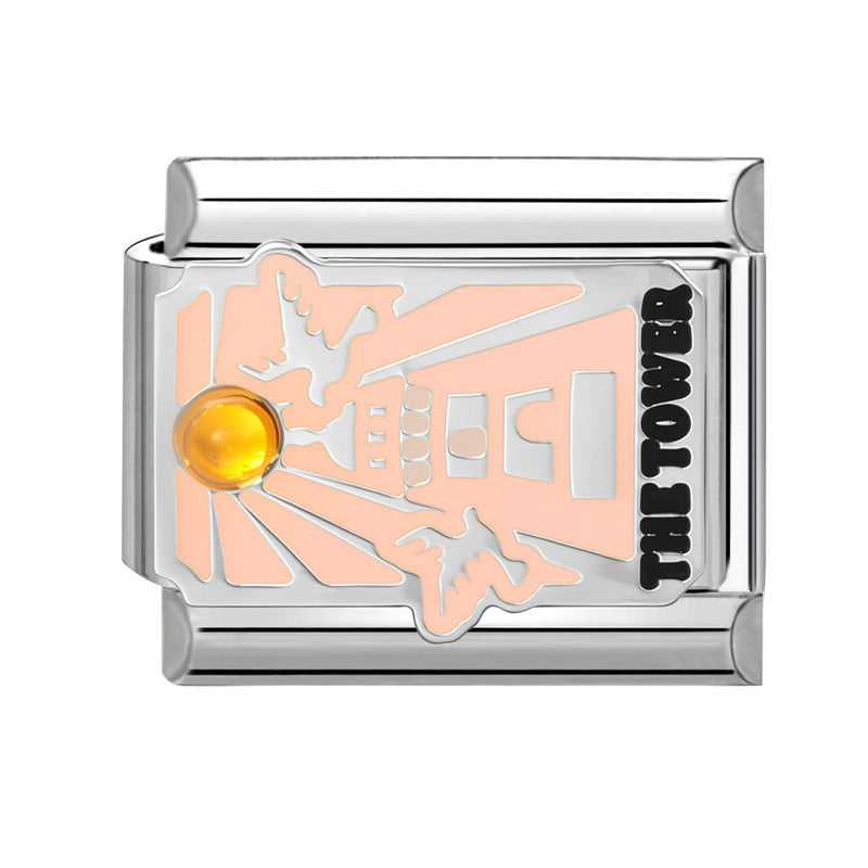 Wholesale Tarot-Themed Stainless Steel Charm Bracelet DIY Accessories Fashion Jewelry for Everyday Wear