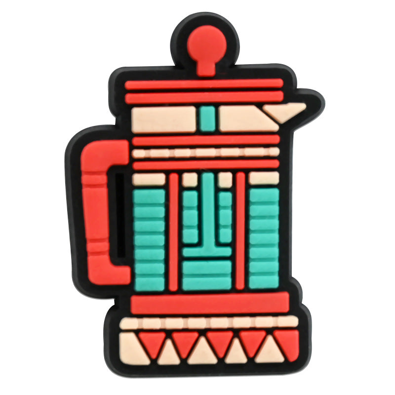 Wholesale Random 100pcs Cartoon PVC Soft Rubber Shoe Buckle Decoration ACC-SC-RYY070