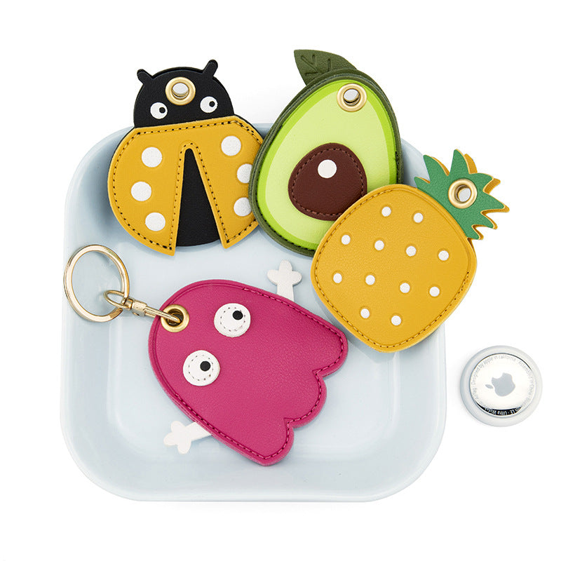 Wholesale Trendy Leather Keychain Card Holder Cute Bag Charm For Women